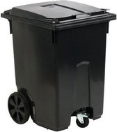 Afvalcontainer 370 liter grijs - op 3 wielen - Kliko 370L - Rolcontainer restafval