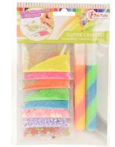 Toi-toys Knutselset Glitter Craft Meisjes 9-delig