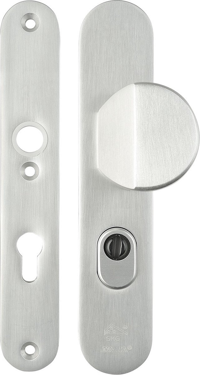 Ivana Voordeur Garnituur PC72 SKG3 Aluminium F1 Deurdikte 48-62mm Zonder Kruk Type 45/Rond Combi
