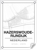 Tuinposter HAZERSWOUDE-RIJNDIJK (Nederland) - 60x80cm