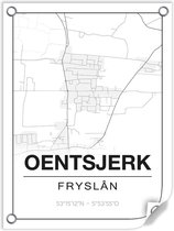 Tuinposter OENTSJERK (Fryslân) - 60x80cm