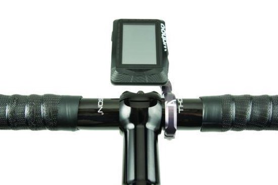 Support d'ordinateur de vélo pour guidon Wahoo Max de K-EDGE - Anodisé noir  - 31,8 mm