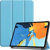 Hoes Geschikt voor iPad Pro 2020 (11 inch) Hoes Luxe Hoesje Book Case - Hoesje Geschikt voor iPad Pro 11 inch (2020) Hoes Cover - Lichtblauw