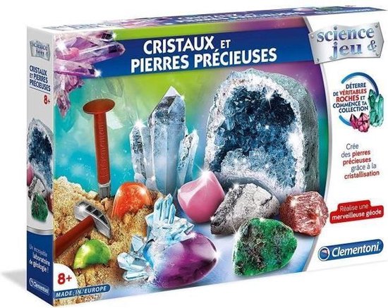 CLEMENTONI Science & Game - Kristallen en edelstenen - Wetenschappelijk  spel | Games | bol.com