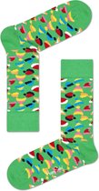 Happy Socks - Happy Holiday Christmas - Santa's Hat - Groen Multi - Unisex - Maat 41-46
