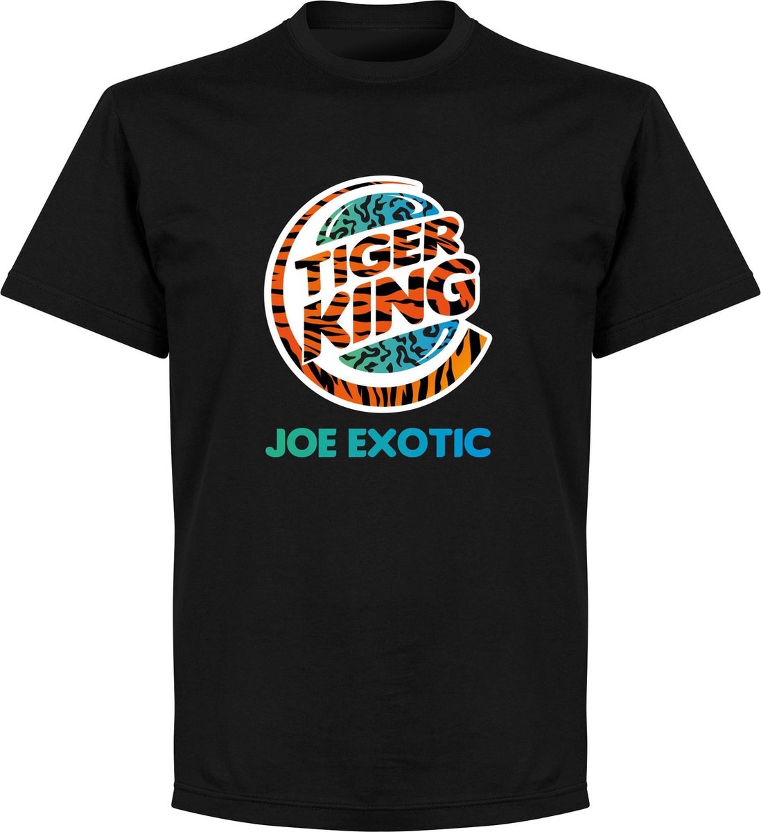 Tiger King Logo T-Shirt - Zwart - XXXL