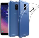 Soft Backcover Hoesje Geschikt voor: Samsung Galaxy A6 2018 - Silicone - Transparant