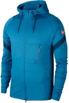 Nike dri-fit strike jack in de kleur blauw.