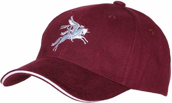 Fostex Garments - Baseball cap Pegasus (kleur: Maroon / maat: NVT)