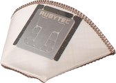 Rubytec Herbruikbaar Koffiefilter Drip - 13 x 7.9 cm - Opvouwbaar - Ultradun Mesh - Vaatwasserbestendig - RVS - 2-delig - Zilver