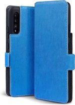Qubits - slim wallet hoes - Samsung Galaxy A90 - Lichtblauw