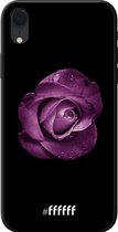 6F hoesje - geschikt voor iPhone Xr -  TPU Case - Purple Rose #ffffff