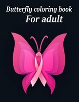 Butterfly coloring book for adult