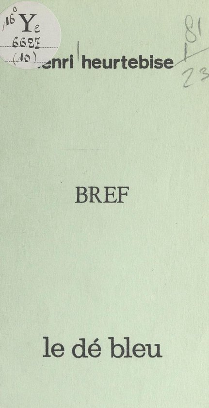 Bref - cover