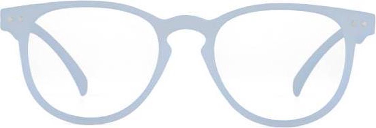 Nordic Vision SAFFLE leesbril +1.50 - Transparant lichtblauw