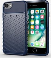 iPhone 7/8/SE (2020/2022) Hoesje Twill Thunder Back Cover Blauw