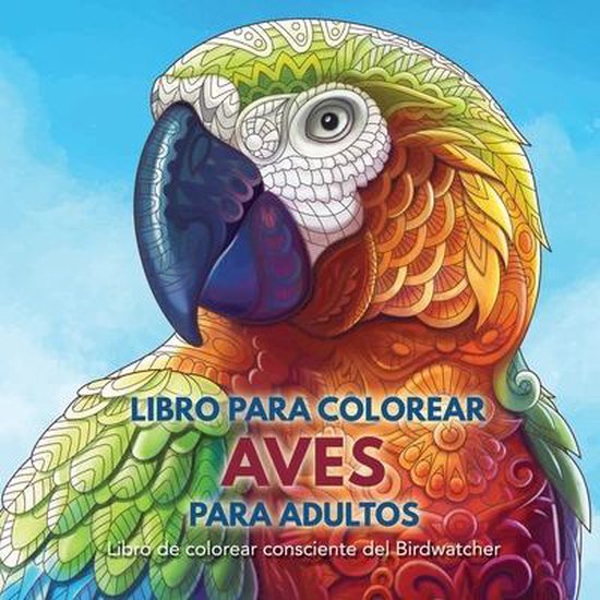 Libro para Colorear Aves para Adultos - cover