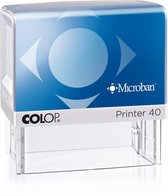 Colop Printer 40 Microban Zwart - Stempels - Stempels volwassenen - Gratis verzending