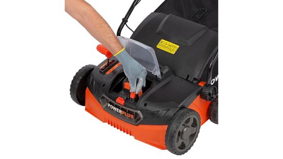 Powerplus POWDPGSET34 Verticuteermachine - 40V - 36 cm maaibreedte - 45 liter opvangzak - met beluchter