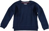 Tommy hilfiger blauwe sweater - meisje - Maat 140