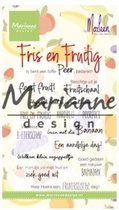 Stempel - Claer stamp - Marianne Design - Marleen's fris & fruitig