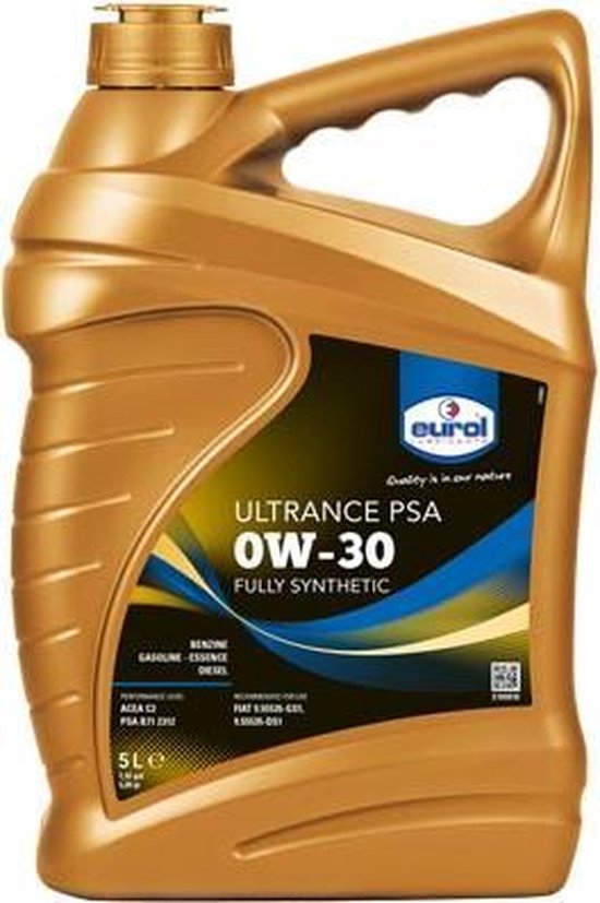 Eurol Ultrance PSA 0W30 Motorolie 5L