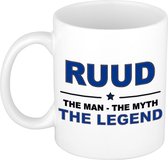 Ruud The man, The myth the legend cadeau koffie mok / thee beker 300 ml