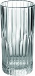 Verre long drink Duralex Manhattan avec nervures verticales.