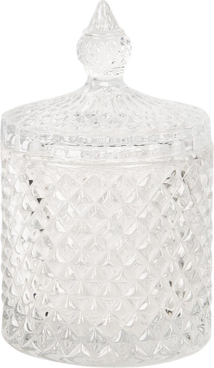 Clayre & Eef Glazen potje Ø 8x13 cm Glas