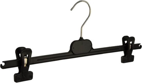Kledinghanger - 5 x Rok / kunststof zwart met | bol.com