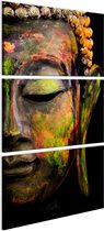 Schilderijen Op Canvas - Schilderij - Big Buddha I 30x60 - Artgeist Schilderij