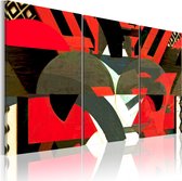 Schilderijen Op Canvas - Schilderij - Magie - abstracte vormen 60x40 - Artgeist Schilderij