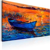 Schilderijen Op Canvas - Schilderij - Lonely Journey 120x80 - Artgeist Schilderij
