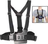 Aanpassing elastische bandjes van lichaam borstriem voor GoPro HERO4 / 3 / 2(zwart)