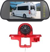 PZ464 Auto waterdichte remlichtcamera + 7 inch achteruitkijkmonitor voor Renault / Vauxhall