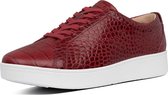 FitFlop™ Rally croc print sneakers leather Maroon - Maat 40