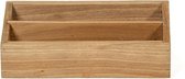 Compactor Bewaardoos 18,5 X 9,2 X 6 Cm Hout Bruin