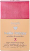 Benefit Hello Happy Soft Blur Foundation Spf15 # 3-light Neutral 30ml