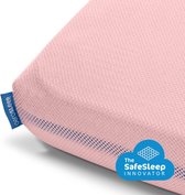 AeroSleep® SafeSleep hoeslaken - box - 95 x 75 cm - roze