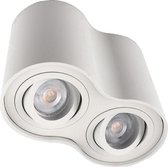 Tekalux Onno - Opbouwspot - Wit - GU10