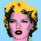 BANKSY Kate Moss Warhol Canvas Print