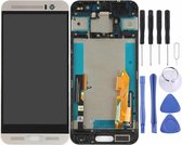 Lcd-scherm en Digitizer volledige montage met frame voor HTC One M9 + / M9 Plus (zilver)