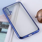 Ultradunne galvaniseren Soft TPU beschermende achterkant van de behuizing voor Huawei Nova 5 / Nova 5 Pro (donkerblauw)