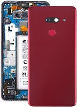 Batterij achterkant met cameralens en vingerafdruksensor voor LG G8 ThinQ / LMG820QM7 LM-G820UMB LMG820UM1 (Amerikaanse versie) (rood)