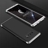 GKK voor Galaxy Note 8 PC 360 graden Volledige dekking Beschermhoes Achterkant ï¼ˆZwart + Zilverï¼‰