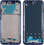 Front Behuizing LCD Frame Bezel Plate voor Geschikt voor Xiaomi Redmi Note 8 (Blauw)