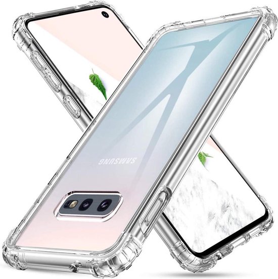 iMoshion Hoesje Geschikt voor Samsung Galaxy S10e Hoesje Siliconen - iMoshion Shockproof Case - Transparant