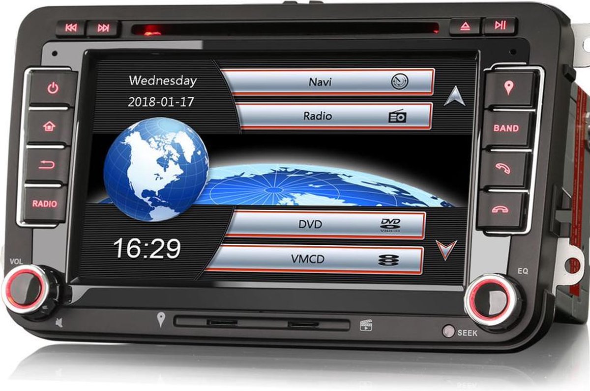 Audiovolt Autoradio 2 din navigation Volkswagen Golf 5 & 6 / Polo | bol.com