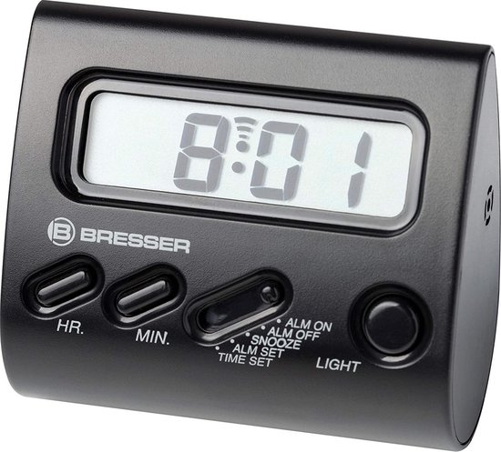 Bresser Yo-Yo - Wekker - Zwart - LCD-scherm