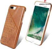 Bruin hoesje Pierre Cardin - Backcover - iPhone 7-8 Plus - Stijlvol - Leer - Luxe cover